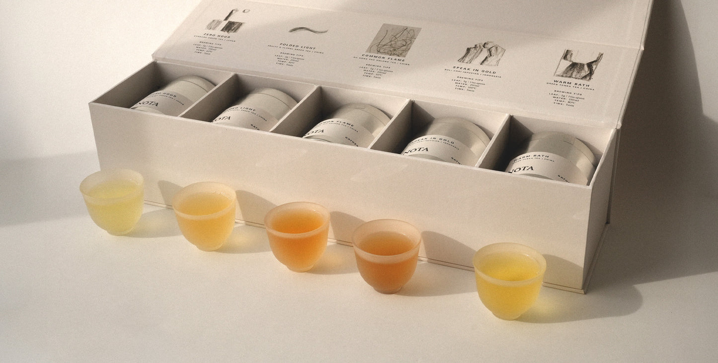 The curated tea collection - gift box