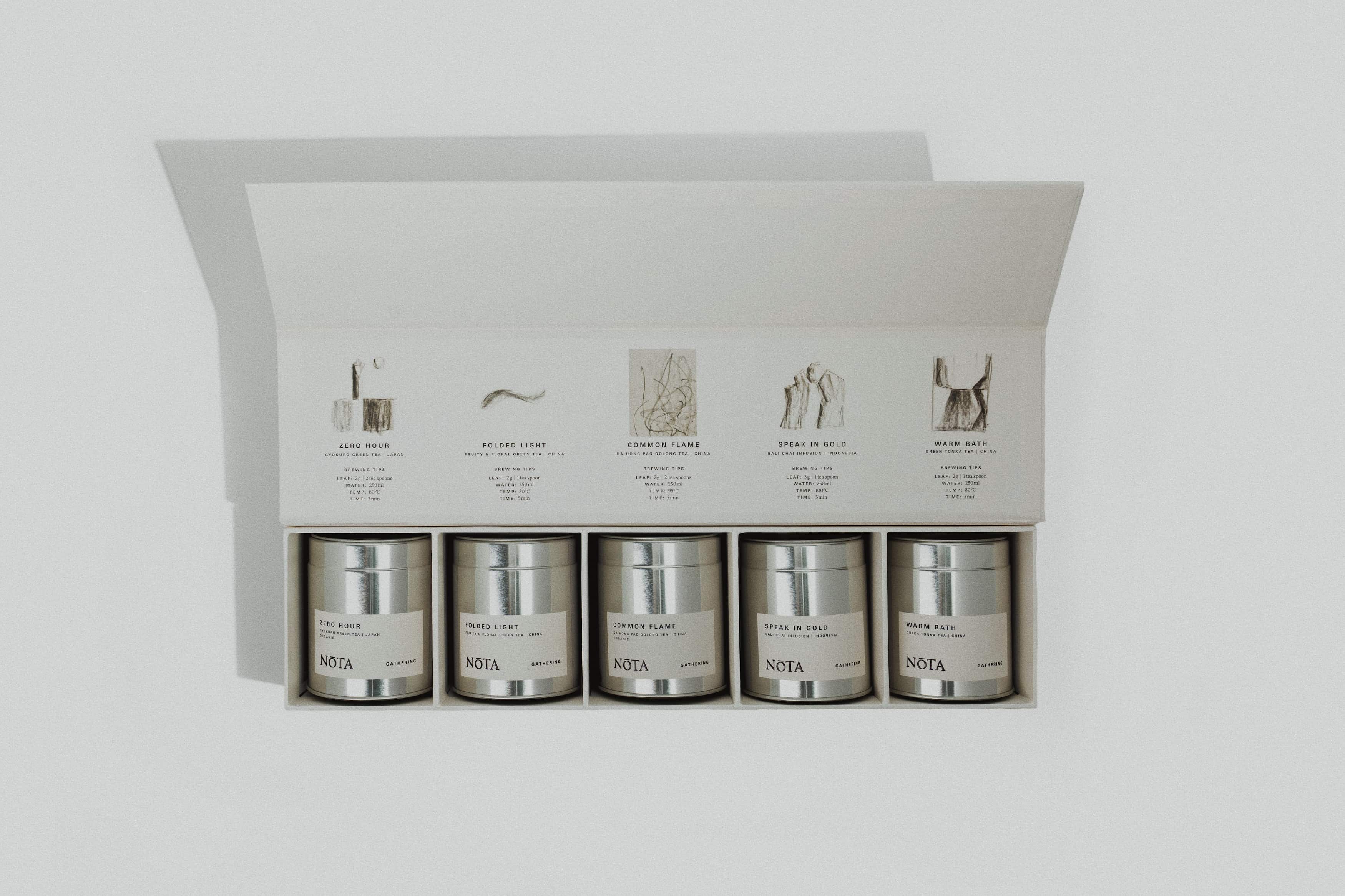 The curated tea collection - gift box