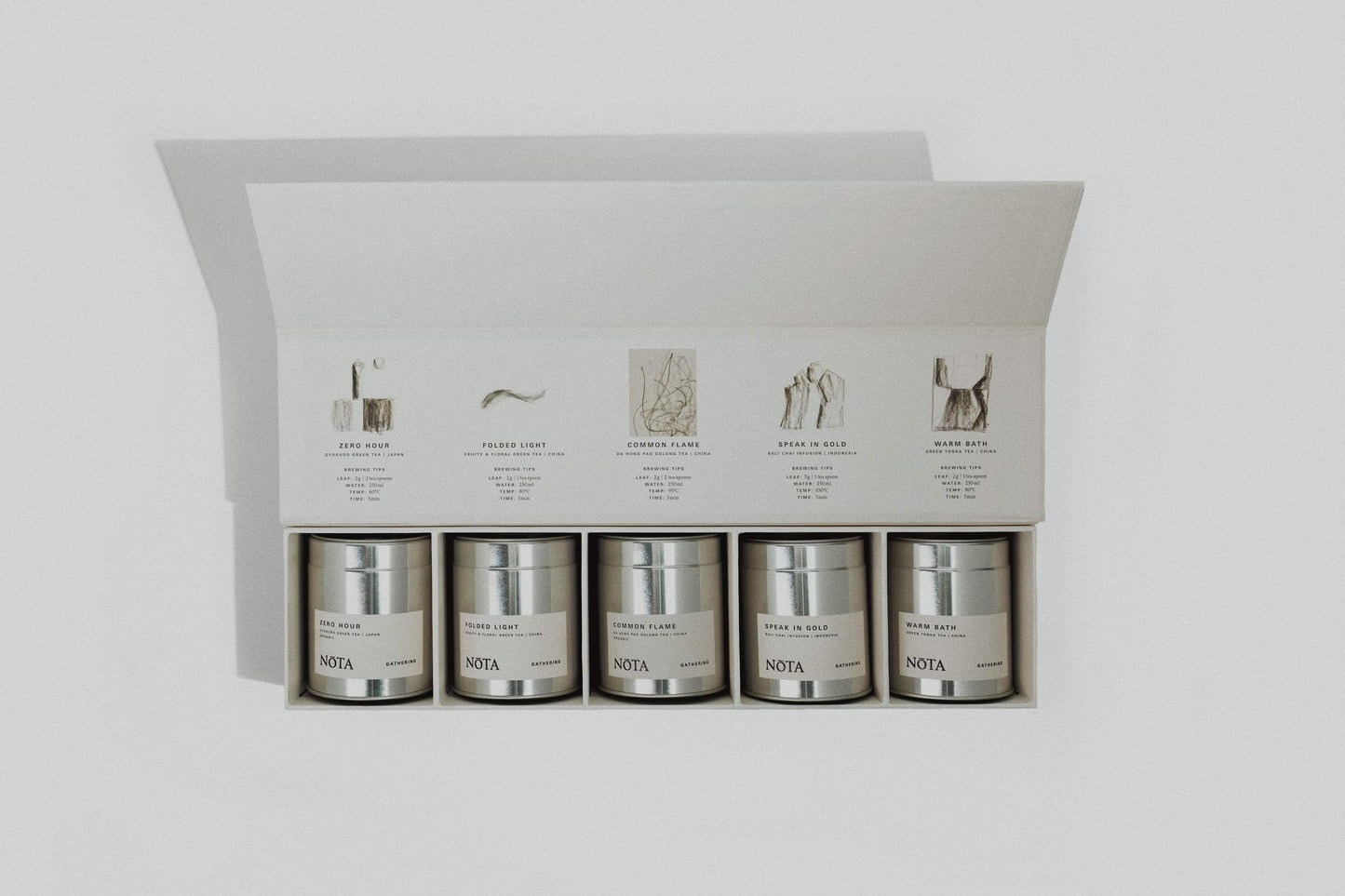 The curated tea collection - gift box