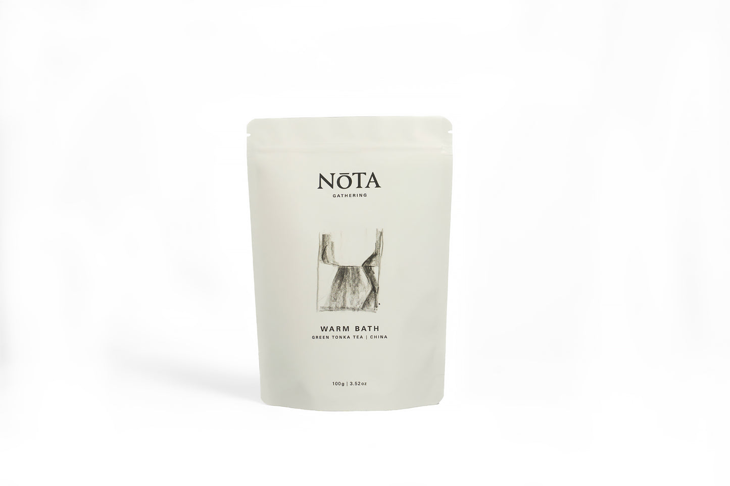 Warm bath refill pouch